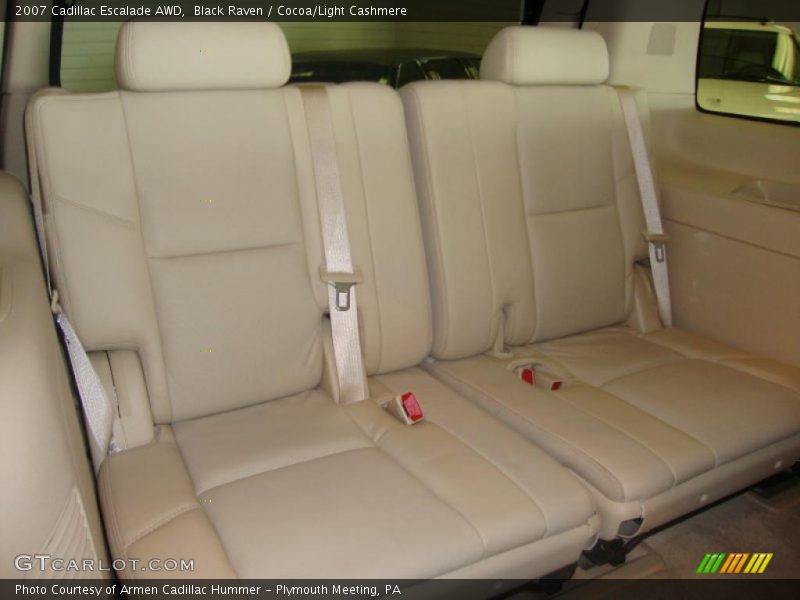 Black Raven / Cocoa/Light Cashmere 2007 Cadillac Escalade AWD