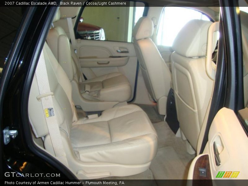 Black Raven / Cocoa/Light Cashmere 2007 Cadillac Escalade AWD