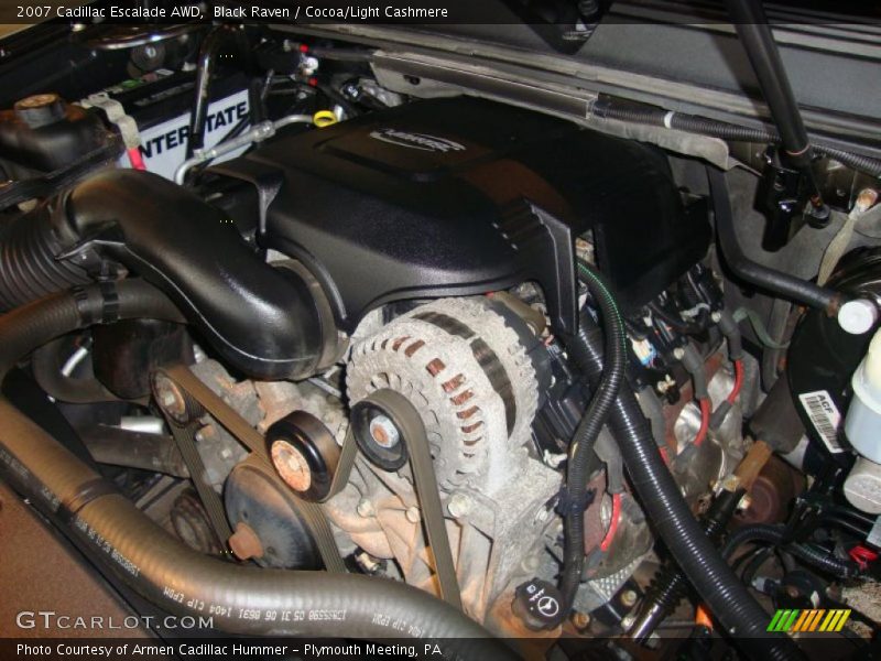 Black Raven / Cocoa/Light Cashmere 2007 Cadillac Escalade AWD