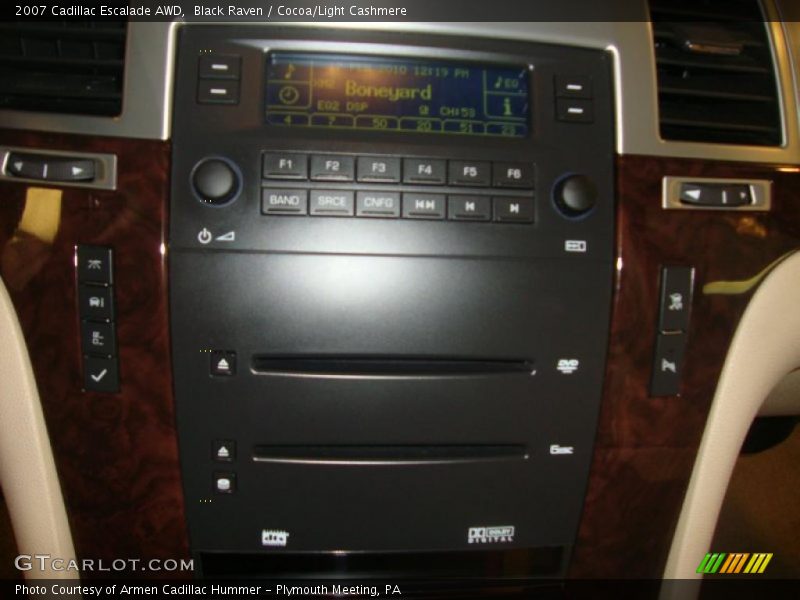 Black Raven / Cocoa/Light Cashmere 2007 Cadillac Escalade AWD