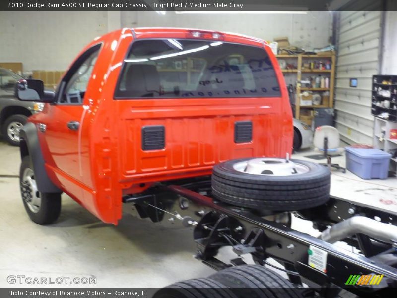 Bright Red / Medium Slate Gray 2010 Dodge Ram 4500 ST Regular Cab Chassis