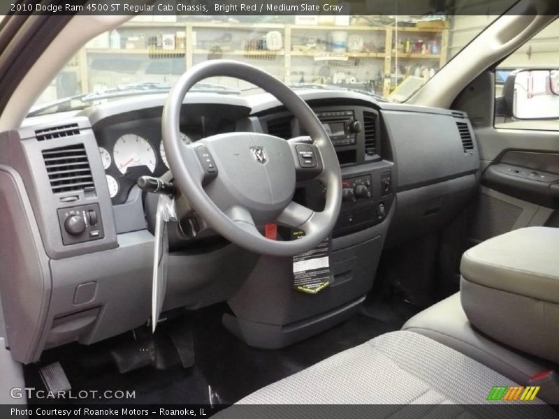 Bright Red / Medium Slate Gray 2010 Dodge Ram 4500 ST Regular Cab Chassis