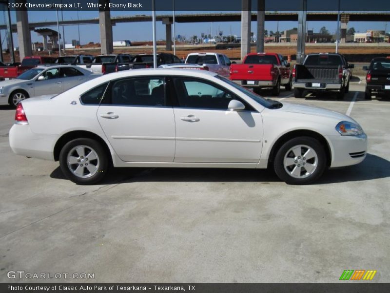 White / Ebony Black 2007 Chevrolet Impala LT