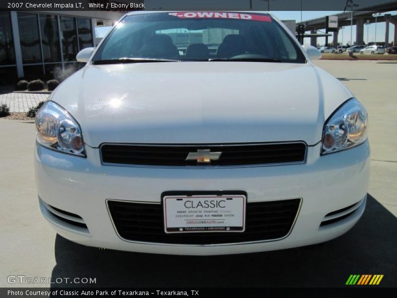 White / Ebony Black 2007 Chevrolet Impala LT