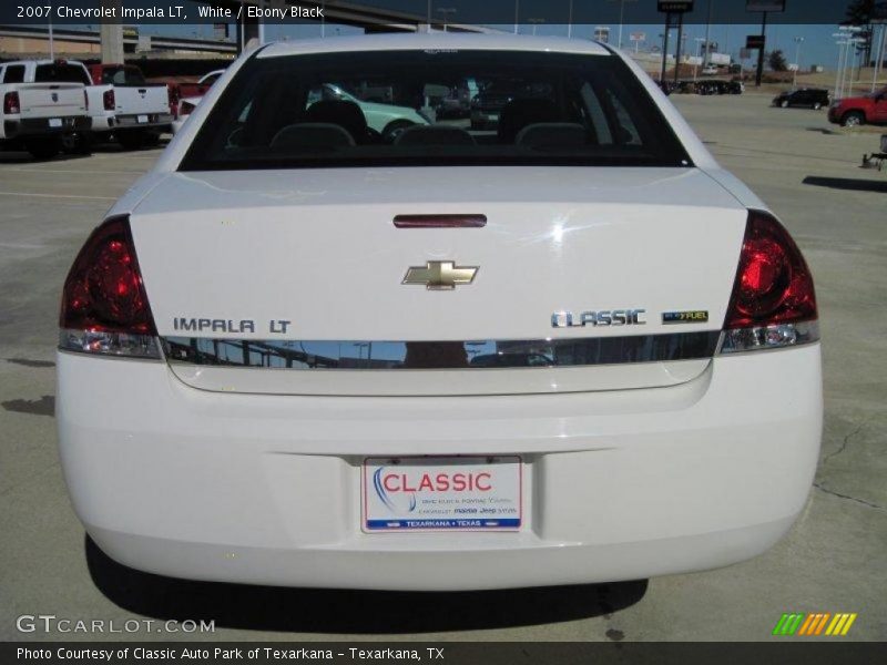 White / Ebony Black 2007 Chevrolet Impala LT
