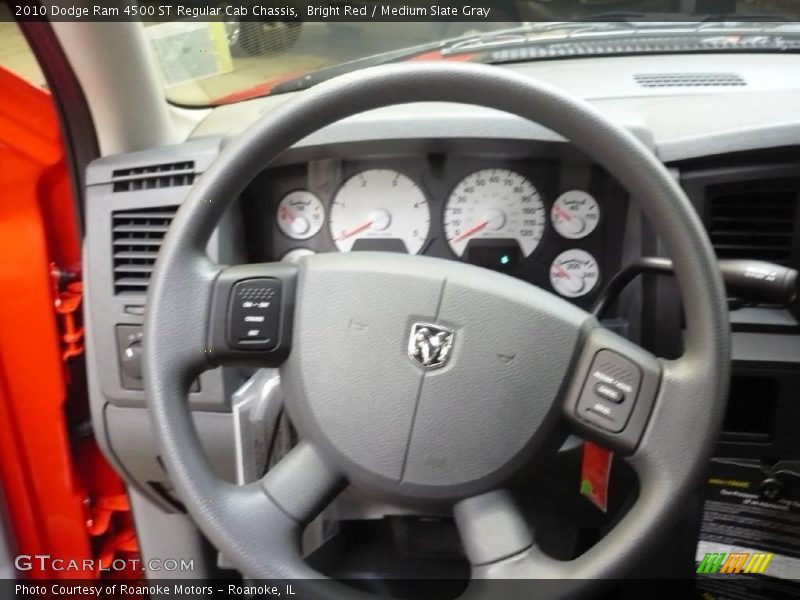 Bright Red / Medium Slate Gray 2010 Dodge Ram 4500 ST Regular Cab Chassis