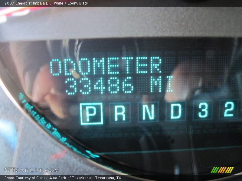 White / Ebony Black 2007 Chevrolet Impala LT