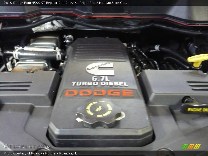 Bright Red / Medium Slate Gray 2010 Dodge Ram 4500 ST Regular Cab Chassis