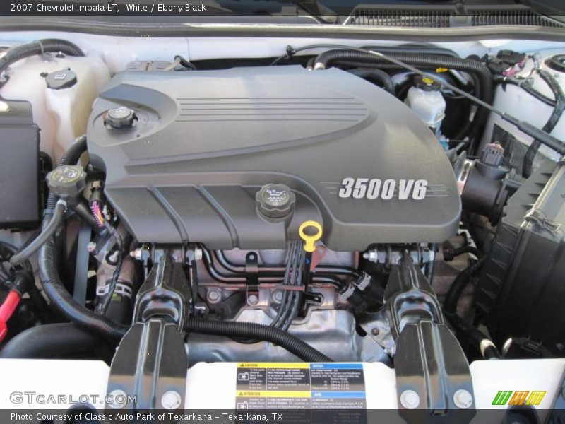 White / Ebony Black 2007 Chevrolet Impala LT