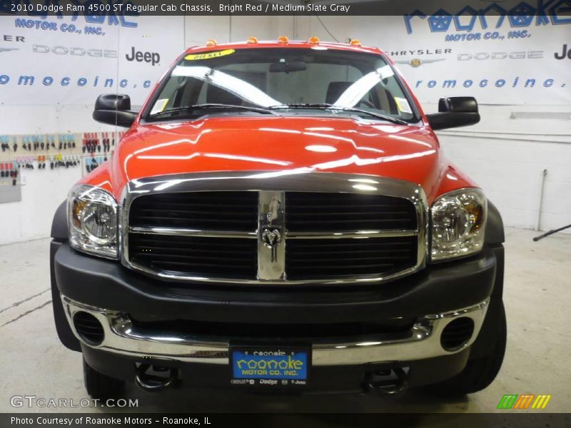 Bright Red / Medium Slate Gray 2010 Dodge Ram 4500 ST Regular Cab Chassis