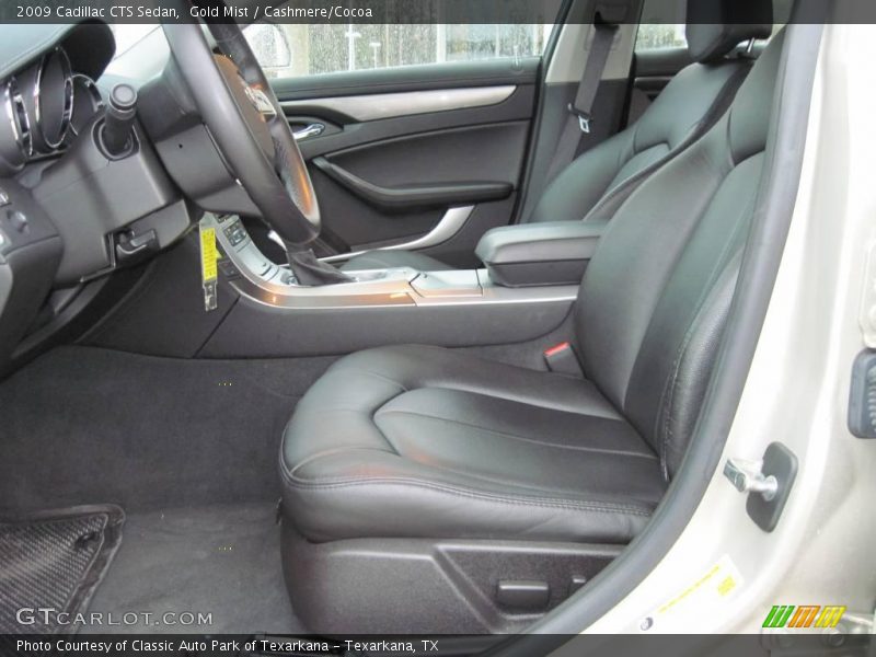 Gold Mist / Cashmere/Cocoa 2009 Cadillac CTS Sedan