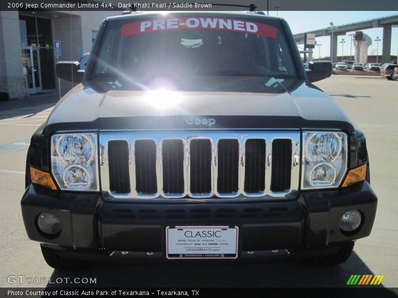 Dark Khaki Pearl / Saddle Brown 2006 Jeep Commander Limited 4x4