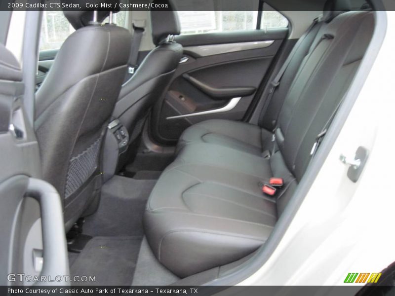 Gold Mist / Cashmere/Cocoa 2009 Cadillac CTS Sedan