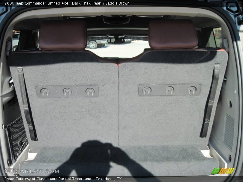 Dark Khaki Pearl / Saddle Brown 2006 Jeep Commander Limited 4x4