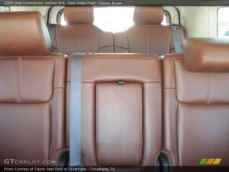 Dark Khaki Pearl / Saddle Brown 2006 Jeep Commander Limited 4x4