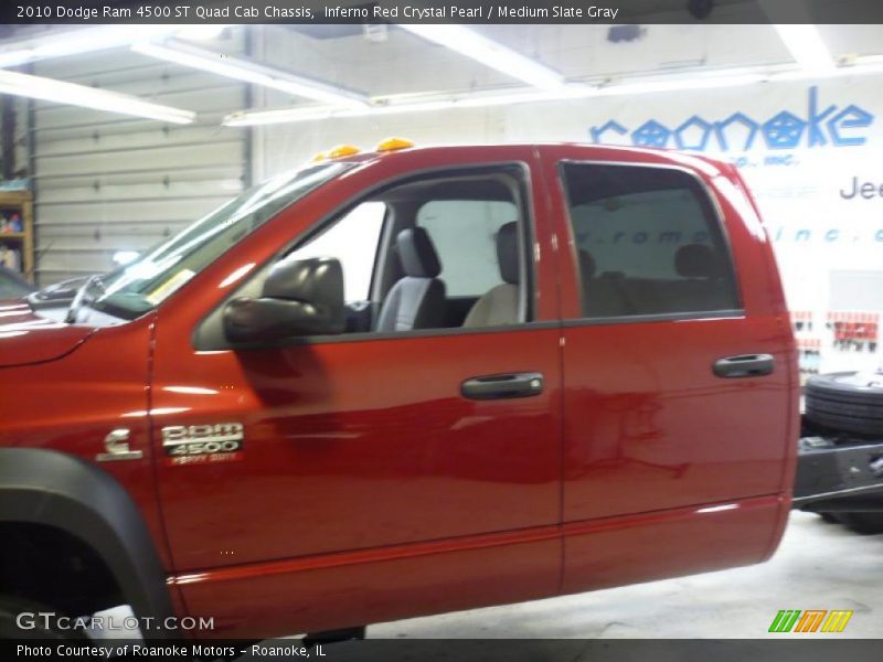Inferno Red Crystal Pearl / Medium Slate Gray 2010 Dodge Ram 4500 ST Quad Cab Chassis