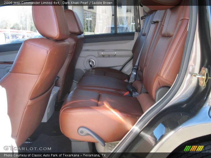 Dark Khaki Pearl / Saddle Brown 2006 Jeep Commander Limited 4x4