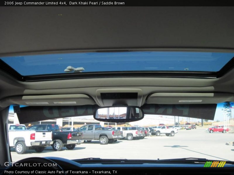 Dark Khaki Pearl / Saddle Brown 2006 Jeep Commander Limited 4x4