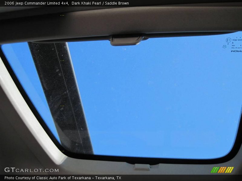 Dark Khaki Pearl / Saddle Brown 2006 Jeep Commander Limited 4x4