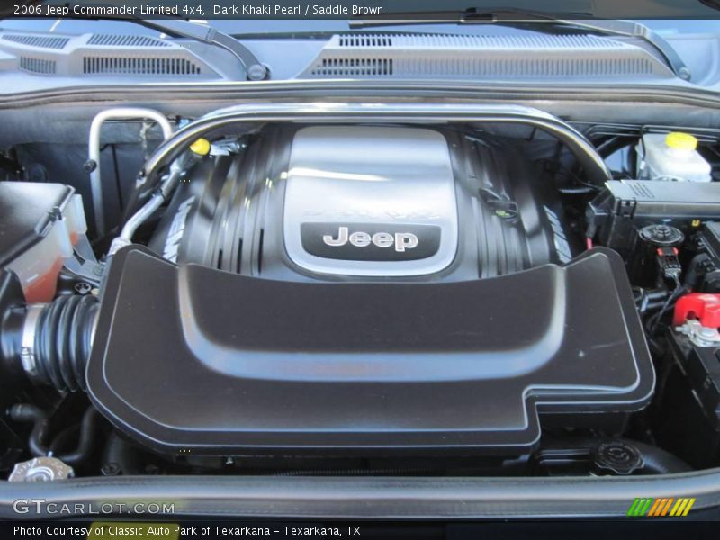 Dark Khaki Pearl / Saddle Brown 2006 Jeep Commander Limited 4x4