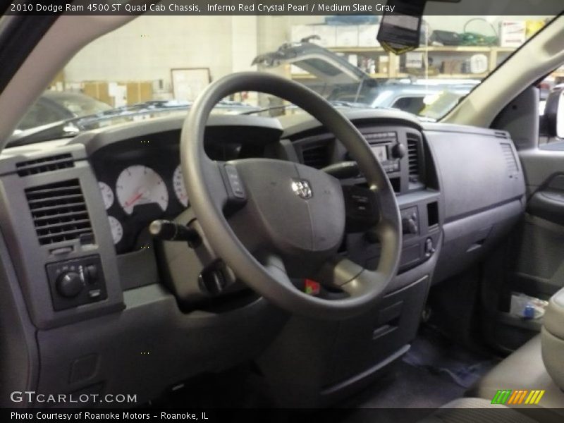 Inferno Red Crystal Pearl / Medium Slate Gray 2010 Dodge Ram 4500 ST Quad Cab Chassis