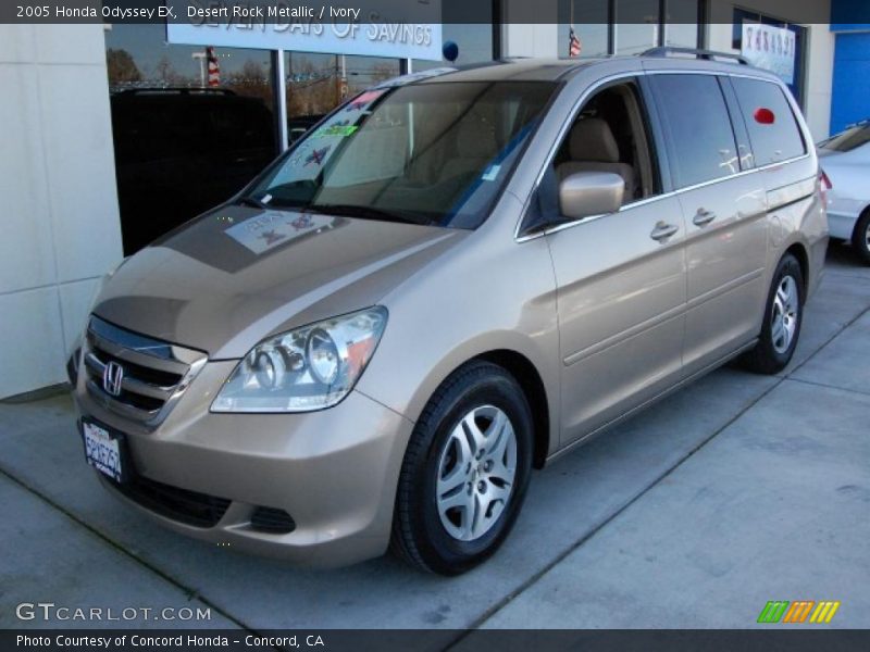 Desert Rock Metallic / Ivory 2005 Honda Odyssey EX