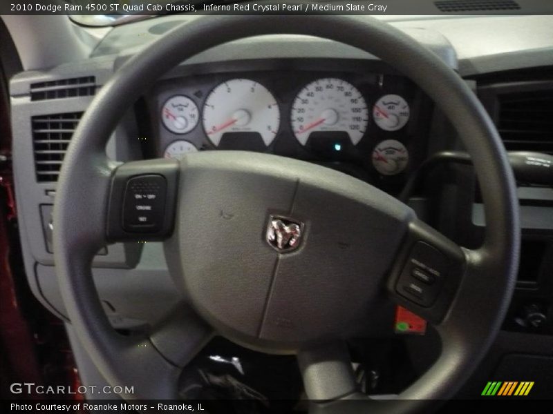 Inferno Red Crystal Pearl / Medium Slate Gray 2010 Dodge Ram 4500 ST Quad Cab Chassis