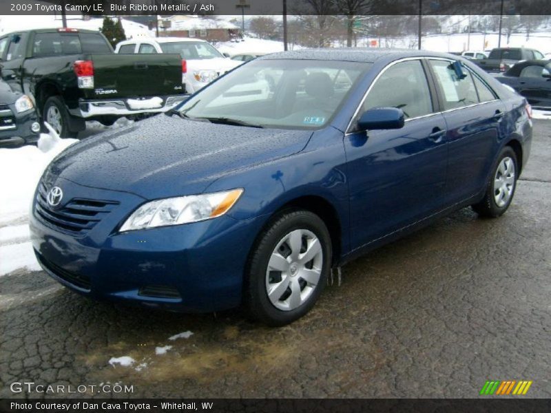 Blue Ribbon Metallic / Ash 2009 Toyota Camry LE