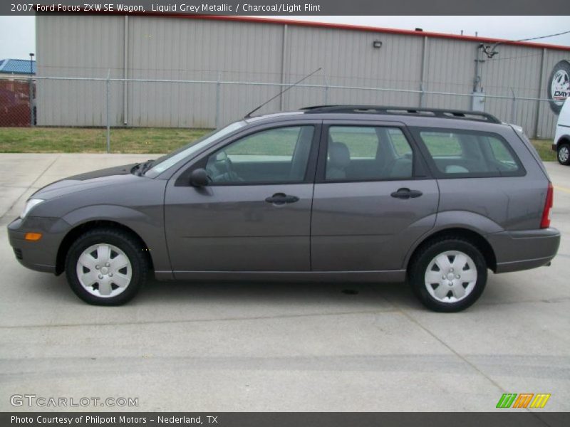 Liquid Grey Metallic / Charcoal/Light Flint 2007 Ford Focus ZXW SE Wagon