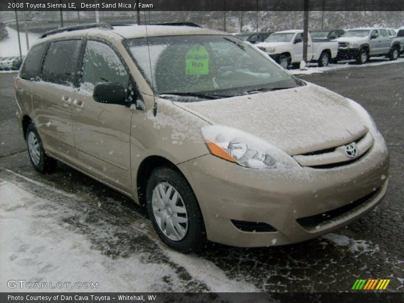 Desert Sand Mica / Fawn 2008 Toyota Sienna LE