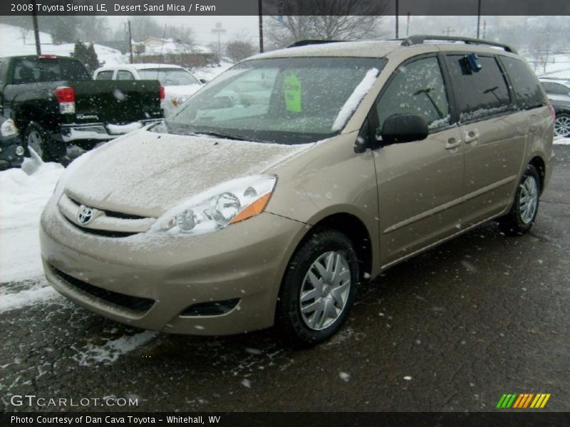 Desert Sand Mica / Fawn 2008 Toyota Sienna LE