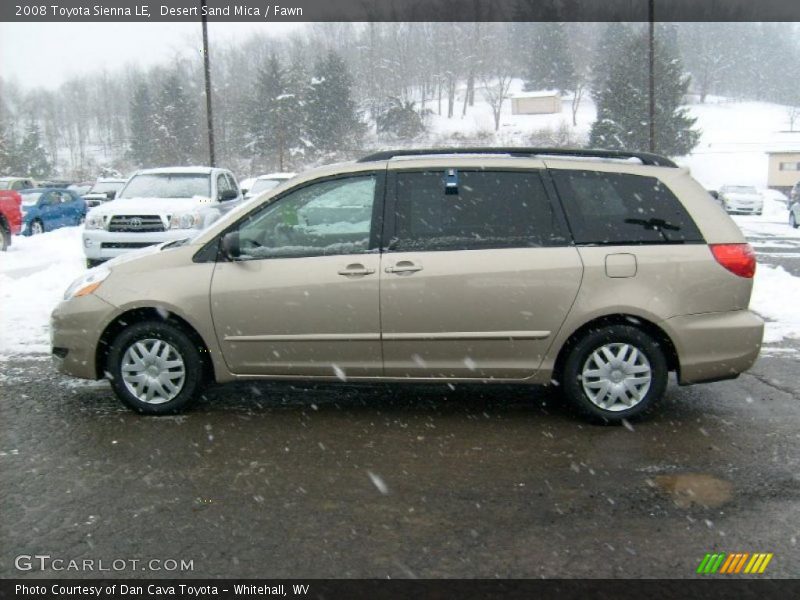 Desert Sand Mica / Fawn 2008 Toyota Sienna LE