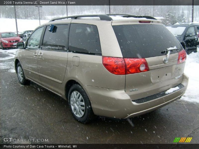 Desert Sand Mica / Fawn 2008 Toyota Sienna LE
