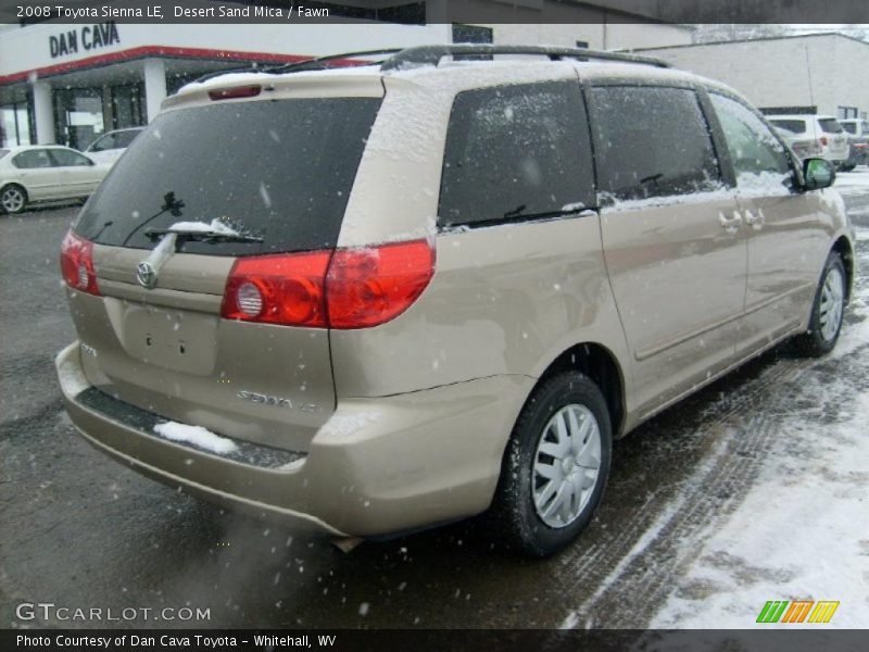 Desert Sand Mica / Fawn 2008 Toyota Sienna LE