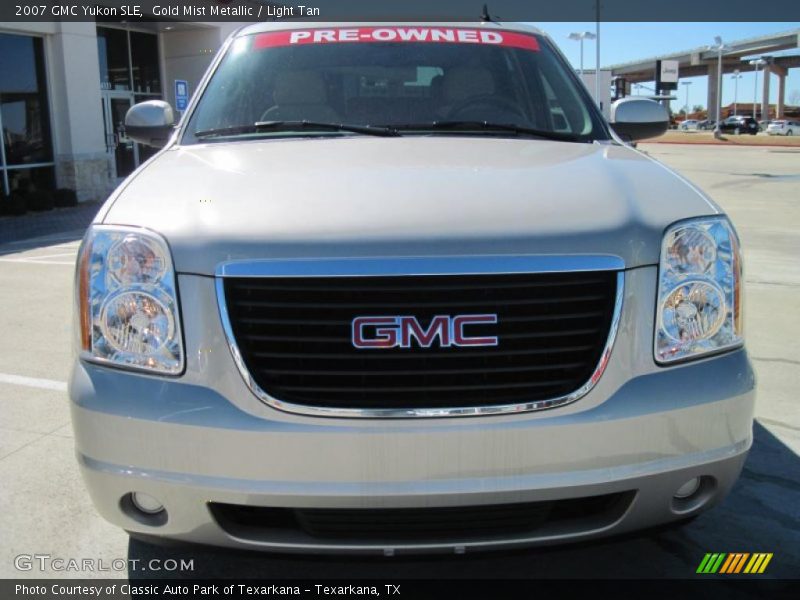 Gold Mist Metallic / Light Tan 2007 GMC Yukon SLE
