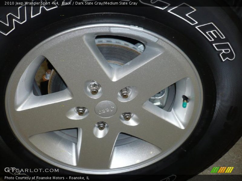 Black / Dark Slate Gray/Medium Slate Gray 2010 Jeep Wrangler Sport 4x4