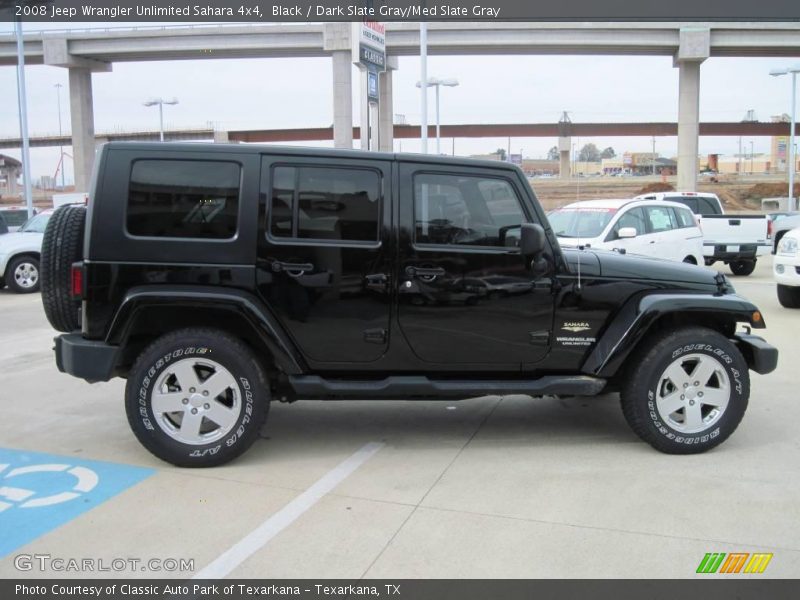 Black / Dark Slate Gray/Med Slate Gray 2008 Jeep Wrangler Unlimited Sahara 4x4