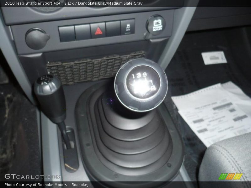 Black / Dark Slate Gray/Medium Slate Gray 2010 Jeep Wrangler Sport 4x4