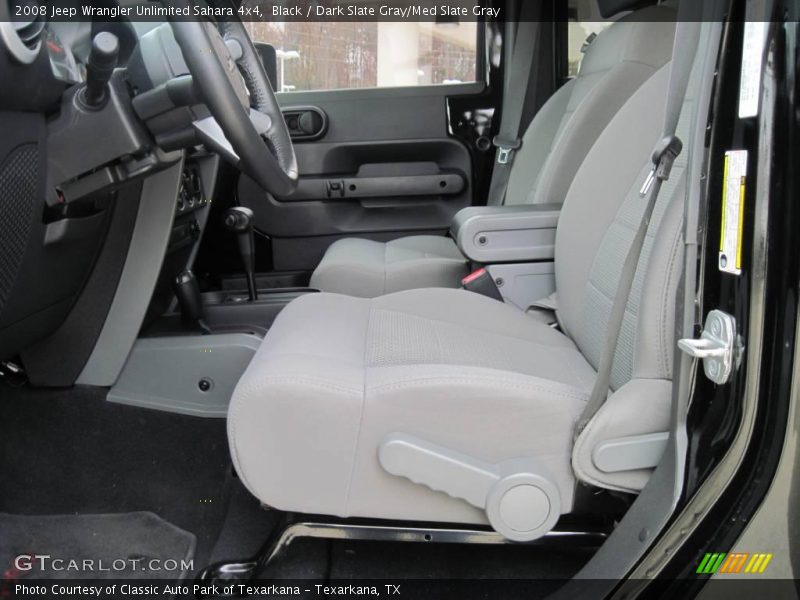 Black / Dark Slate Gray/Med Slate Gray 2008 Jeep Wrangler Unlimited Sahara 4x4