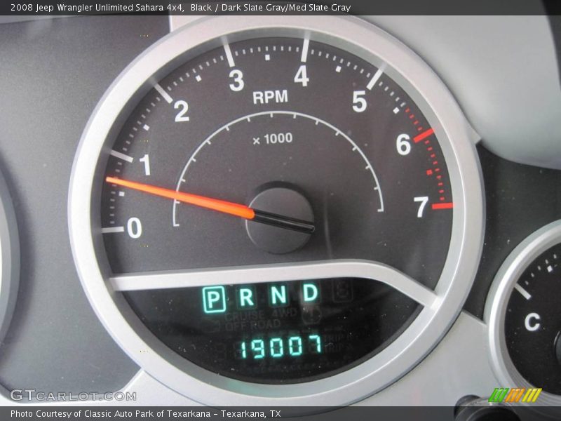 Black / Dark Slate Gray/Med Slate Gray 2008 Jeep Wrangler Unlimited Sahara 4x4