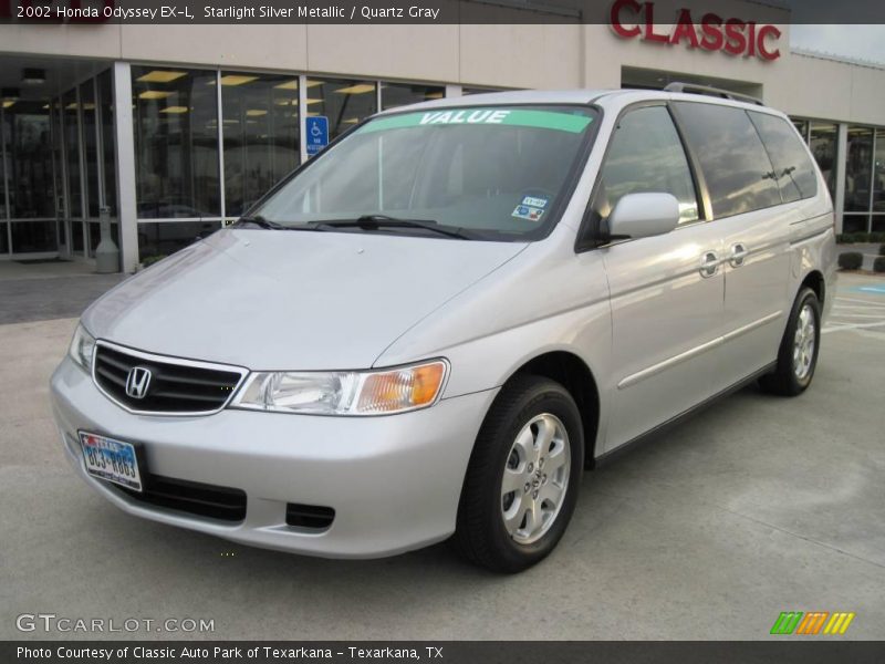 Starlight Silver Metallic / Quartz Gray 2002 Honda Odyssey EX-L