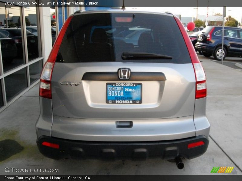 Whistler Silver Metallic / Black 2007 Honda CR-V LX