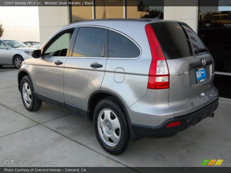 Whistler Silver Metallic / Black 2007 Honda CR-V LX