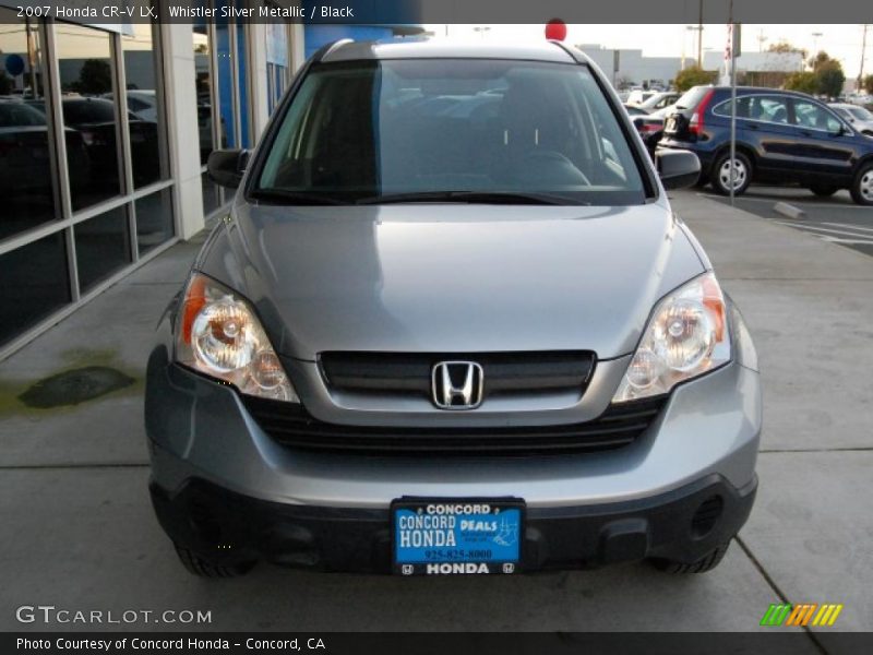 Whistler Silver Metallic / Black 2007 Honda CR-V LX