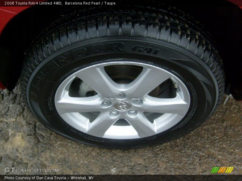 Barcelona Red Pearl / Taupe 2008 Toyota RAV4 Limited 4WD