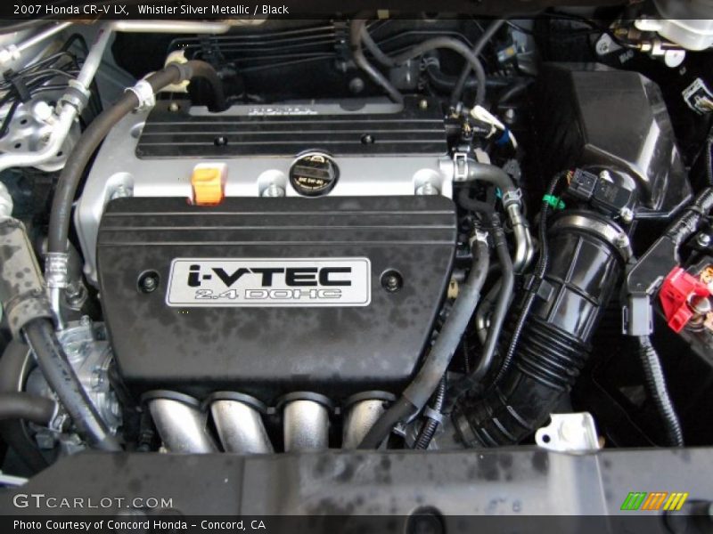 Whistler Silver Metallic / Black 2007 Honda CR-V LX