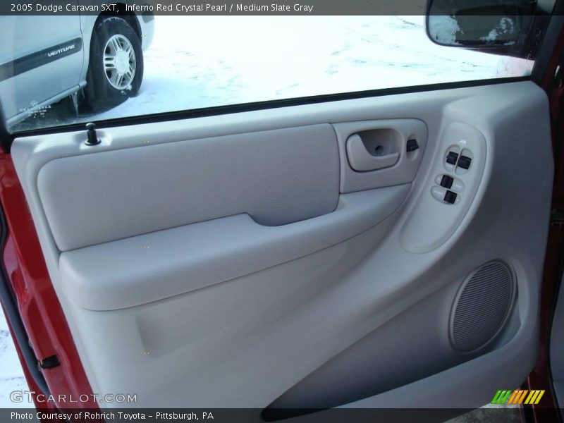 Inferno Red Crystal Pearl / Medium Slate Gray 2005 Dodge Caravan SXT