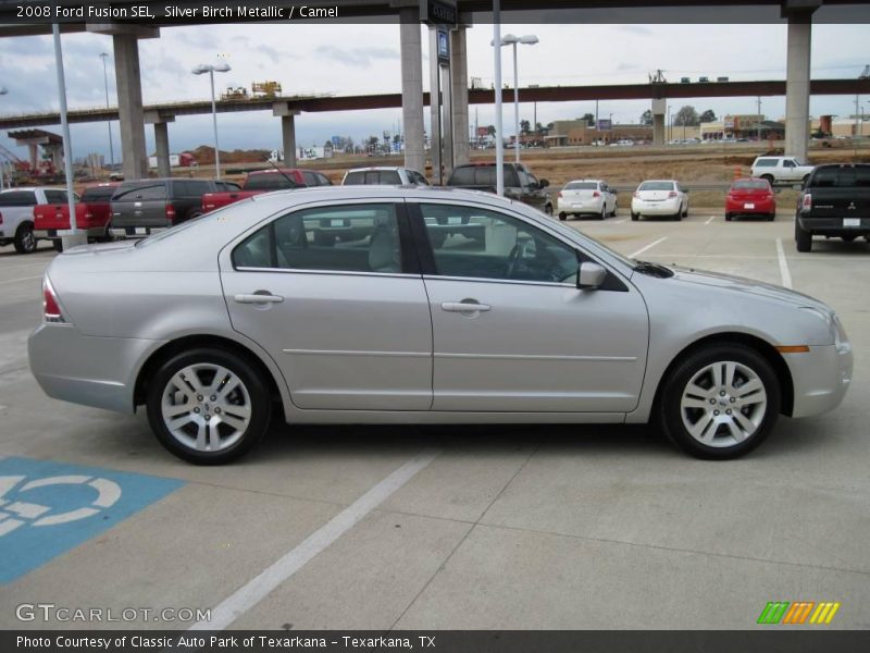 Silver Birch Metallic / Camel 2008 Ford Fusion SEL