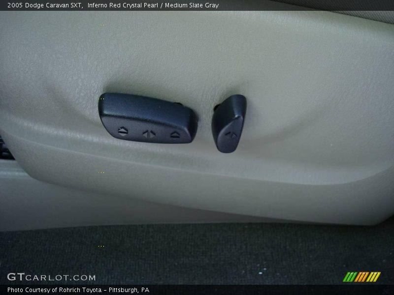 Inferno Red Crystal Pearl / Medium Slate Gray 2005 Dodge Caravan SXT