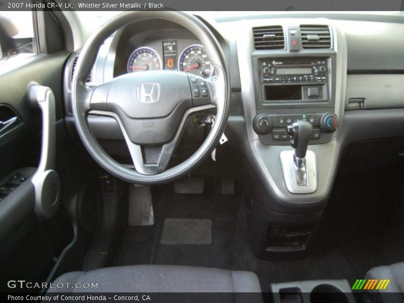 Whistler Silver Metallic / Black 2007 Honda CR-V LX
